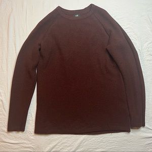 H&M Knit Sweater - Burgundy (M)